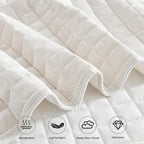 Secgo California King Comforter Set for Bed - 100% Cotton Cal King Size, Black Bedspreads (120 * 110 Inch) with 2 Pillow Shams, Patchwork Reversible Lightweight Bedding