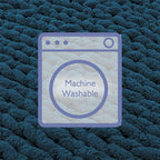 Bigacogo Chunky Knit Throw Blanket for Couch, 51x63 inches, 100% Hand Knitted with Thick Jumbo Chenille Yarn, Cozy Soft Large Rope Knot Cable Crochet Blankets for Sofa Bed Living Room, Deep Sea Blue