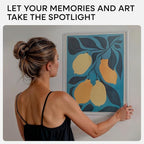 Homeforia 16 x 20 Picture Frame Silver, High End Metal 16 x 20 Frames with Mat 11 by 14 Photo, 16x20 Silver Poster Frame Matted to 11x14 Print, 20x16 Hanging Frames, Tempered Glass, Wall Kit, Set of 1