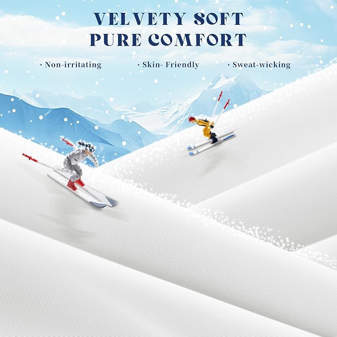 Cooling Comforter Queen Size, Double-Sided Cooling Blanket for Hot Sleepers & Night Sweats, Arc-Chill Q-Max > 0.4 Breathable Ice Blanket, Lightweight Cold Comforter (80''x90'', White)