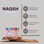 Naqsh Premium Hand Rolled Incense- Assorted 6x20 Mesmerizing Incense Sticks Including Lavender, Dragon's Blood, Frankincense Myrrh, Lemongrass, Eucalyptus, and Nagchampa