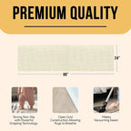 Non Slip Area Rug Gripper 4x6 Feet, Rug Gripper for Hardwood Floors, Laminate, Vinyl, Stone & Tile, Anti Slip Area Rug Pad for Under Rugs