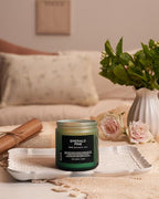 M&SENSE Pine Scented Candles Natural Soy Wax Clean Non Toxic 11.6oz 70 Hours Large Long Lasting Christmas Winter Scented 2 Wicks Candle Gift for Holiday & Family Friends Teachers