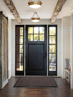 Yimobra Front Door Mat Outdoor Indoor Entrance, 100% Waterproof All-Season All Weather Doormat, Welcome Matt Outside Entry, Non Slip, Low Profile, Heavy Duty Patio Porch Floor Mats,47 x 32