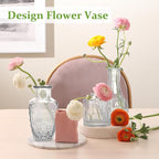 22 Pack Bud Vase in Bulk - BEAHOT Clear Flower Vases for Wedding Decorations, Glass Vase for Centerpiece Table Decorations, Small Boho Vase for Home, Wedding Decor, Mother's Day, Party, Office