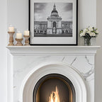 Candle Holder for Pillar Candle Set of 3, Farmhouse Wood Candle Holder, Rustic Wooden Candle Stand, Vintage Small Wooden Candlestick HoldersDecorative for Living Room, Table Centerpiece (Brown)