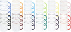 11oz White Ceramic Sublimation Coffee Mug in White Gift Box,12 Mixed Colors Banded, Case of 36