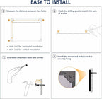 WEER Bathroom Mirror, 48x36 Inch Wall Mirror, Walnut Wood Grain Framed Mirror, Rectangle Vanity Mirror, Tempered Glass, Anti-Rust, Hangs Horizontally or Vertically