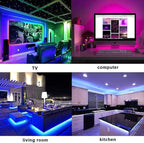 LED Lights for Bedroom 130ft Led Strip Lights Color Charging, Smart Light Strips with App Control RGB Music Sync Led Lights for Room Party Home Decoration