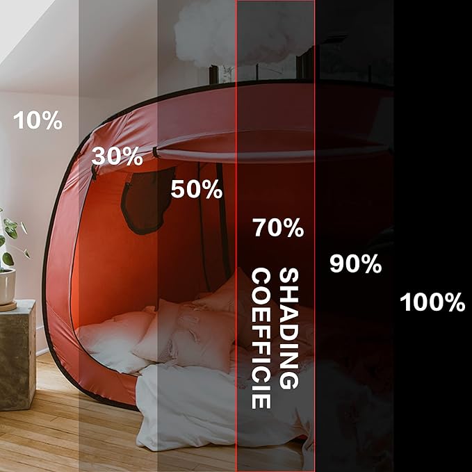 Bed Tent Twin Bed Canopy Portable Dream Tent for Adult Indoor Sleeping Tents with 2 Doors Breathable Private Space Tents, Pink