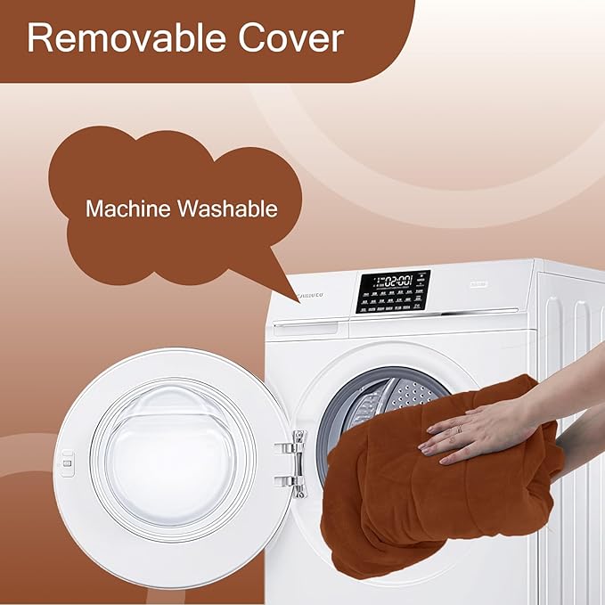 MeMoreCool Round Stuffed Pouf Ottoman Foot Rest, Floor Pouf Foot Stool with Soft Foam Chunk Filling, Small Round Ottoman Footstool Circle Footrest for Living Room, Coffee