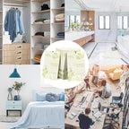 MYARO Sachets for Drawers and Closets, MYARO 12 Packs Gardenia & Cedar Scented Sachet Bags, Home Fragrance Perfume Smell Goods for House