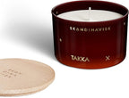 Skandinavisk TAKKA 'Fireplace' Scented Candle. Fragrance Notes: Hacked Pine, Haysmoke and Raw Wool. Masculine Scent. 3.17 oz.
