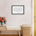 I Choose You To Do Life Sign Wall Decor 16X11 I Love You InchRomantic Marriage Art Wooden Framed Wall Hanging (Black)