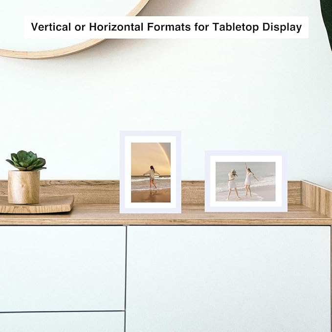 12 Packs 5x7 Picture Frames Bulk, Display 4x6 with Mat or 5x7 Without Mat, White Gallery Frame Set, 5 by 7 Frames Bulk Set of 12, Collage Wall Decor Photo Frame Set for Wall and Tabletop, White