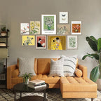 KBKBART Eclectic Wall Art Decor, 10 PCS Colorful Eclectic Wall Decor for Bedroom, Posters for Room Aesthetic, Funky Home Decor Gallery Wall Art Prints, Maximalism Famous Artist Painting