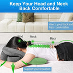 Face Down Pillow for Sleeping - Height Adjustable Face Down Pillow After Eye Surgery, Prone Pillow for Bed Stomach Sleeping, Prone Pillow, Home Massage Pillow, Retinal Vitrectomy Recovery Equipment