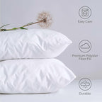 Martex Twin Pack Pillow, King (U.S. Standard), White