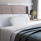 inight Queen Memory Foam Pillow, Side Sleeper Pillow, Queen Pillow for Back Sleepers, Ergonomic Pillow, Memory Foam Pillow Queen Size, Oeko-TEX & CertiPUR-US