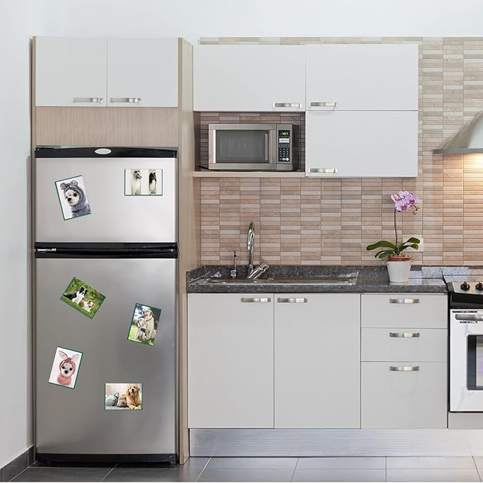 Green Magnetic Picture Frame 4X6 for Refrigerator 10 Pack,Photo Magnets Sleeves