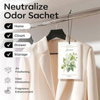 MYARO 12 Packs Jasmine Scented Sachets for Drawer and Closet, Long-Lasting Air Freshener Sachets Bags Drawer deodorizers Fresh Scents, Home Fragrance for Lover