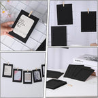 Giantree 20Pcs Photo Banner for Pictures, Paper Picture Frames, 4x6 Inch Photos Banner, Paper Photo Frame Photos String With Clips for Home Wall Decor,School and Office Decor(Style B)