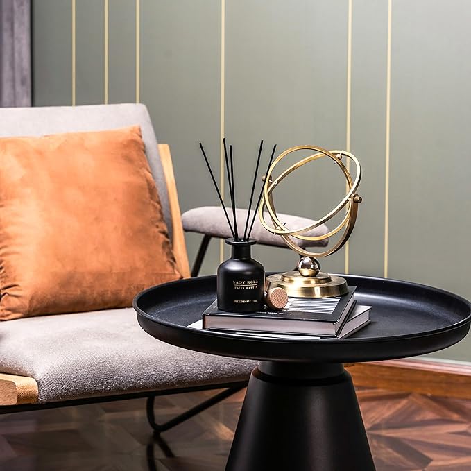 Lady Roza Reed Diffuser 5 oz - Luxury Aromatherapy with Rose & Red Fruits - Home Decor Gift for Bedroom, Office, Living Room, Bathroom - Long Lasting Scent with Premium Fragrance Sticks