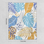 ICMOLYYENLO Tropical Palm Leaves Wall Tapestry, Wall Art for Room Decoration Beautiful Wall Hanging for Bedroom Living Room Dormitory Apartment 30x40 Inch