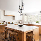 Bronze 3 Light Pendant Lighting, Raindrop Pendant Lights, Black Adjustable Hanging Rope Cluster Pendant Lighting Over Kitchen Island, Teardrop Glass Chandelier Dining Room Light Fixture