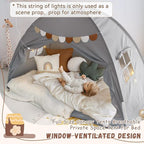 Sherilyn Bed Tent Bed Canopy Bunk Twin Size for Kids, Kids Tent Floor Indoor Privacy Sleeping Tents Dream Tents Indoor Drafty Room, Twin Bed Tents Blackout Space on Bed Tents Canopy Tents