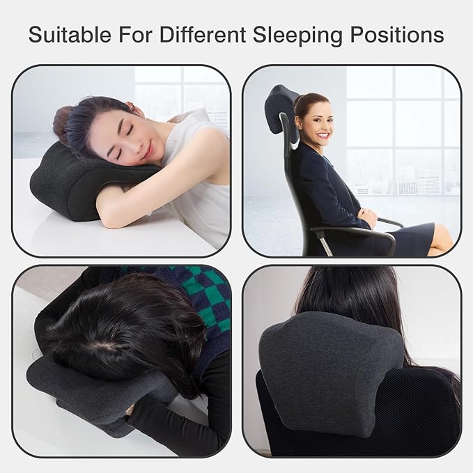 BALAPET Memory Neck Support for Office Chair, Headrest Pillow for Neck Pressure Relief Improved Posture for Working Chair, Car, Sofa, Plane and Travel