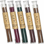 Chinese Incense Sticks Gift Set - Pack of 5 (120 Sticks) Lavender, Osmanthus, Rose, Gardenia, Mint Natural Scent Gifts
