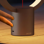 Table Lamp for Bedroom - Balance Lamp,Bedside Lamp with Touch Dimmer,Nightstand Lamp,3 Level Brightness Rechargered Night Light for Home,Office,College Dorm (Black)