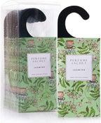 ROSE COTTAGE Large 12 Packs Jasmine Hanging Closet Deodorizer Air Freshener Long Lasting Scented Sachets Smell Goods for House