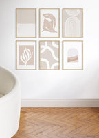 HAUS AND HUES 16x24 Picture Frames - Set of 6, Natural Oak Wood, Beige, 16x20 in, Rectangular, Wall Mount, Minimalist, Eco-friendly Material