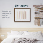 20x24 Poster Frame 3 Pack - Brown Woodgrain, Wood Picture Frame, Wall Gallery Frame - Wall Hanging