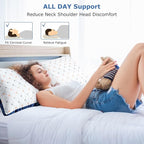 Cooling Pillows Queen Size Set of 2, Luxury Hotel Quality Queen Bed Pillows, Fluffy Down Alternative Pillows 2 Pack for Sleeping, Soft Gusseted Pillows for Side, Back or Stomach Sleepers