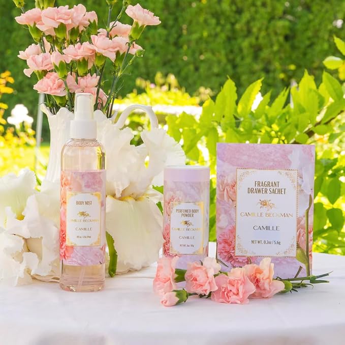 Camille Beckman Premium Fragrant Drawer Sachet, Camille, 0.3 Ounce (3 Pack)