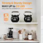 BAYKA Floating Shelves Set of 2, 22.5" Rustic Wood Wall Mounted Shelves for Bathroom, Bedroom, Living Room, Kitchen & Office, Hanging Display Shelf with 22 lbs Capacity (White)