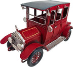 YCHTEWY-Iron Classic Red Vintage car Model Collectible Vehicle Decoration, Metal Truck Christmas Decor ，Unique Blend of Vintage, Rustic, Farmhouse Truck Decor for Table Top Decor. (C)…