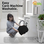 Easy-Going 8 Pieces Recliner Sofa Stretch Sofa Slipcover Sofa Cover Furniture Protector Couch Soft with Elastic Bottom Kids, Spandex Jacquard Fabric Small Checks Black