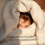 EP Mode Warm Weight Wool Comforter for Winter, Purely Natural Duvet Insert, 100% Australian Wool Filling (400GSM, Size Twin)