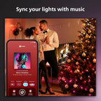 Philips Hue Indoor/Outdoor Holiday 130-Foot Festavia String Lights - 500 Mini Color Changing Smart LEDs - Weatherproof - Control with Hue App - Works with Alexa, Google Assistant and Apple HomeKit