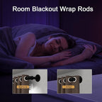 Black Curtain Rods 18 to 45 Inch, Industrial Curtain Rods,Adjustable Length,1 in Diameter Pipe,Wall or Ceiling Mounted,for Bedroom and Living Room(Black 18” to 45”)