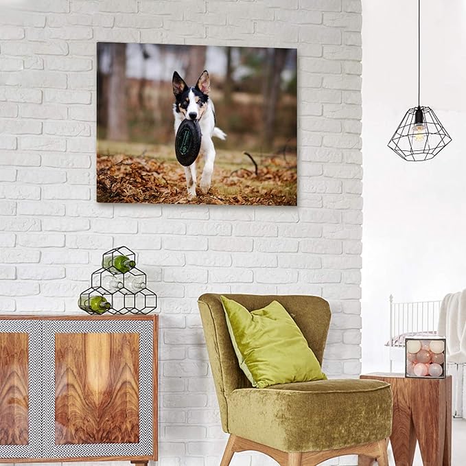 Personalized Photo to Canvas Print - Canvas Prints With Your Photos on Custom Wall Art for Bedroom, Living Room, Wedding Baby Pet Family Picture Framed Wall Art (10" W x 8" H)