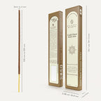 Gold Dust Incense Sticks, Organic Hand Dipped Incense, Natural Herb & Aromatic Ingredients, Contain 40 Sticks Inside, Burn Time 45 to 60 Minutes, Spiritual Gifts, Whispers Incense by Karma Pledge