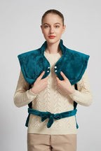 Ruqiji 26" x 35" Neck&Shoulder&Back Heating Pad with12 Temperature Settings, Pain Relief for Back/Neck/Shoulders/Menstrual Pain, Christmas Gifts for Women Men Mom Dad-Light Teal