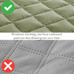 Southshore Fine Living, Inc. Quilts, Queen Size Set, Pet Hair Resistant Bedding, Soft Coverlet Queen Size/Full, Quilt Set with 2 Pillow Shams, Lightweight Full Bedspread, Sage Green