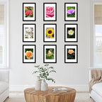 12 Packs 8x12 Picture Frames, Display 6x8 with Mat or 8x12 Without Mat, Gallery Wall Frame Set, 8 by 12 Frames Bulk Set of 12 Collage Wall Decor Photo Frames Set for Wall and Tabletop, Black