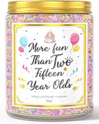 30th Birthday Candles Gifts for Women- 9 oz Happy Birthday Candle with Vanilla Birthday Cake Scent, Gifts for Women & Men, Friendship Ideas